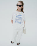 NCOVER（エンカバー）NCOVER PLANET TEXT TSHIRT-WHITE