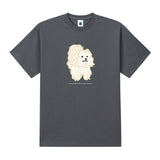 RADINEO (ラディネオ)　Maltese grey short-sleeved T-shirt