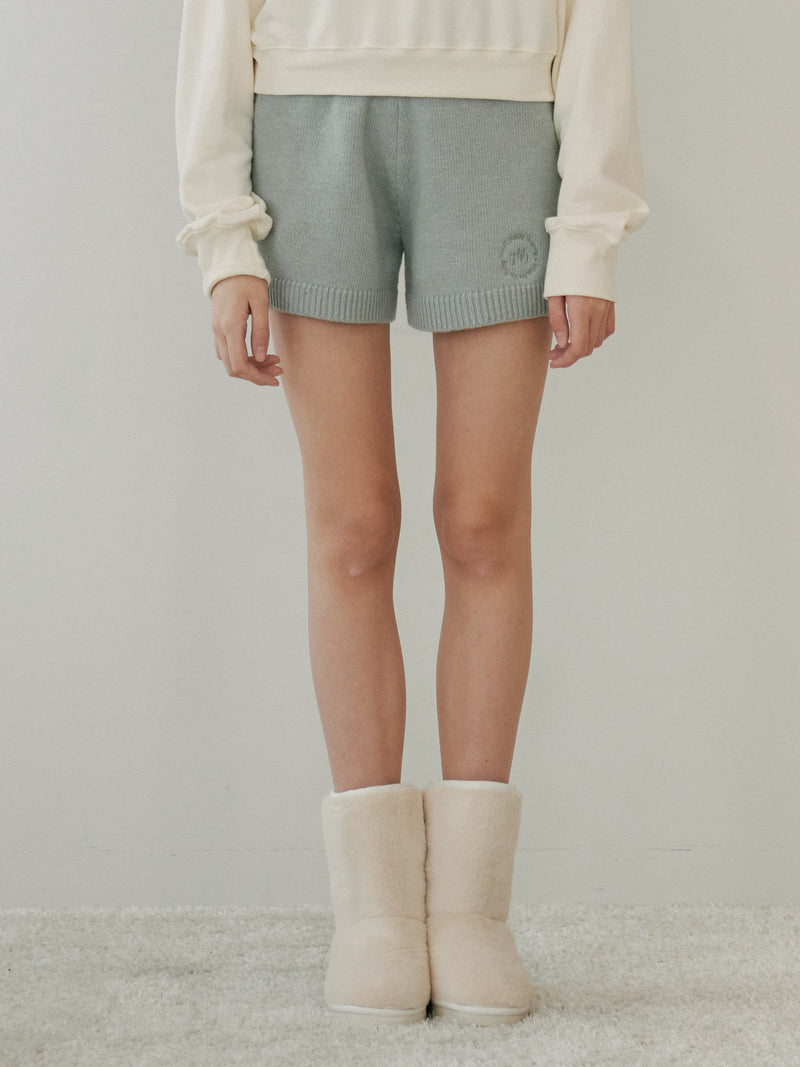 TMO BY 13MONTH（ティーエムオーバイサーティンマンス）KNIT SHORTS (MINT)