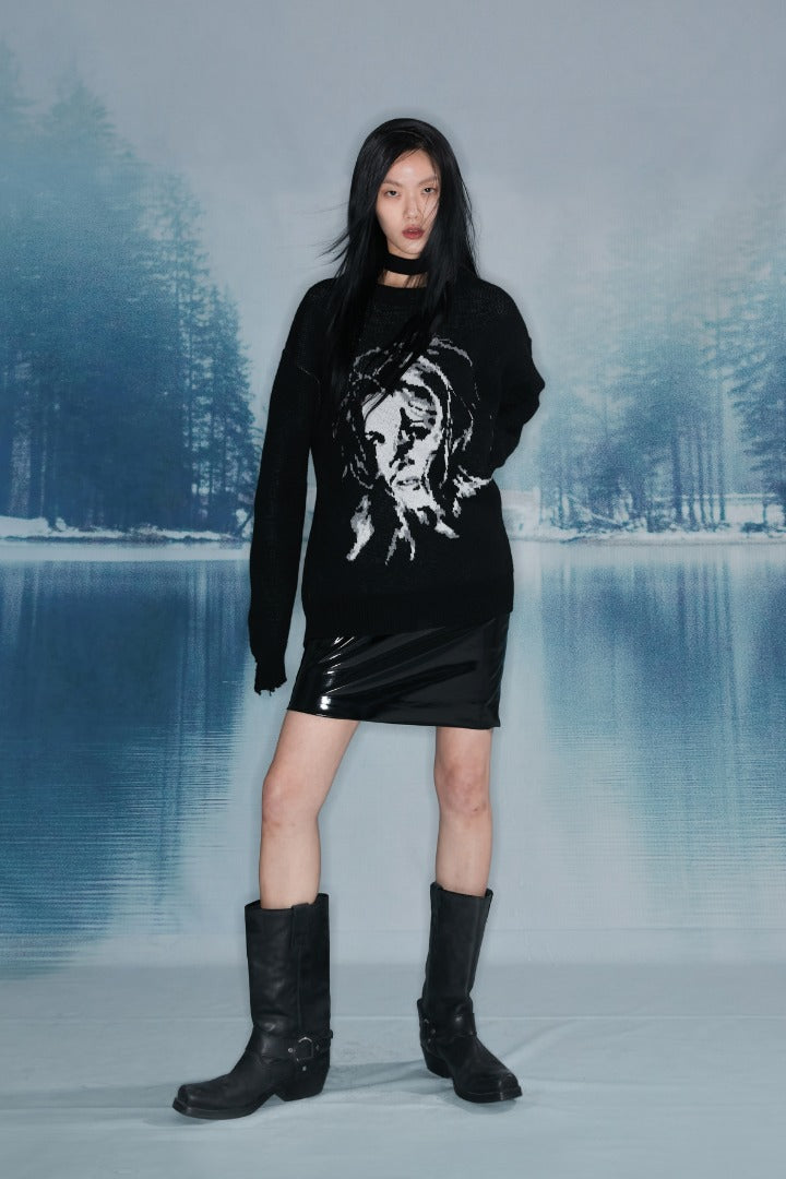 nache(ナチェ)   RETRO GRUNGE KNIT (UNISEX)