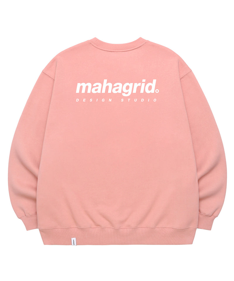 mahagrid (マハグリッド)  ORIGIN LOGO CREWNECK [PINK]