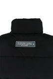 オーワイ(OY) SIDE ZIPPER LOGO DOWN JUMPER-BLACK