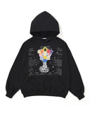 MYDEEPBLUEMEMORIES(マイディープブルーメモリーズ)      MM twelve flower hoodie