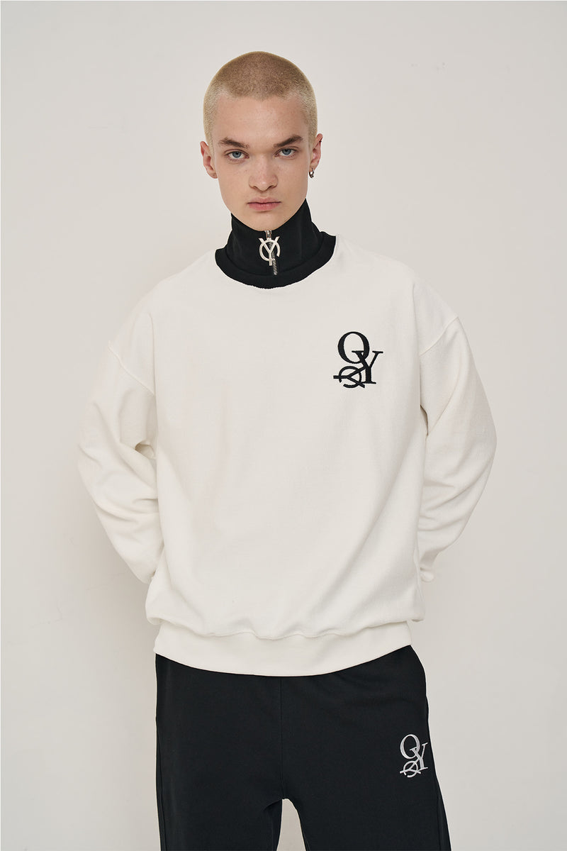 オーワイ(OY) REVERSE ZIPPER POLA MTM-WHITE