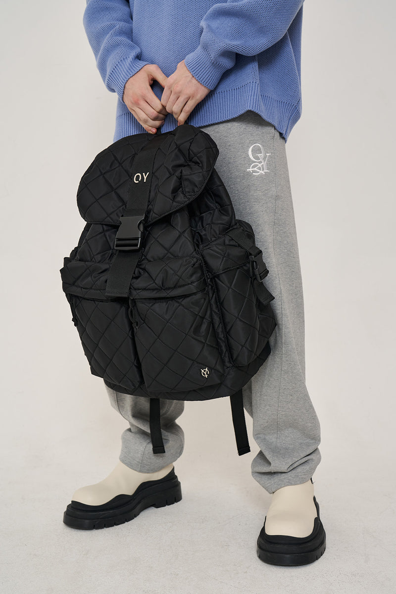 オーワイ(OY) METAL QUILTING POCKET BACKPACK