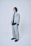 オーワイ(OY) DOUBLE PLEATS BOMBER JACKET-GREY