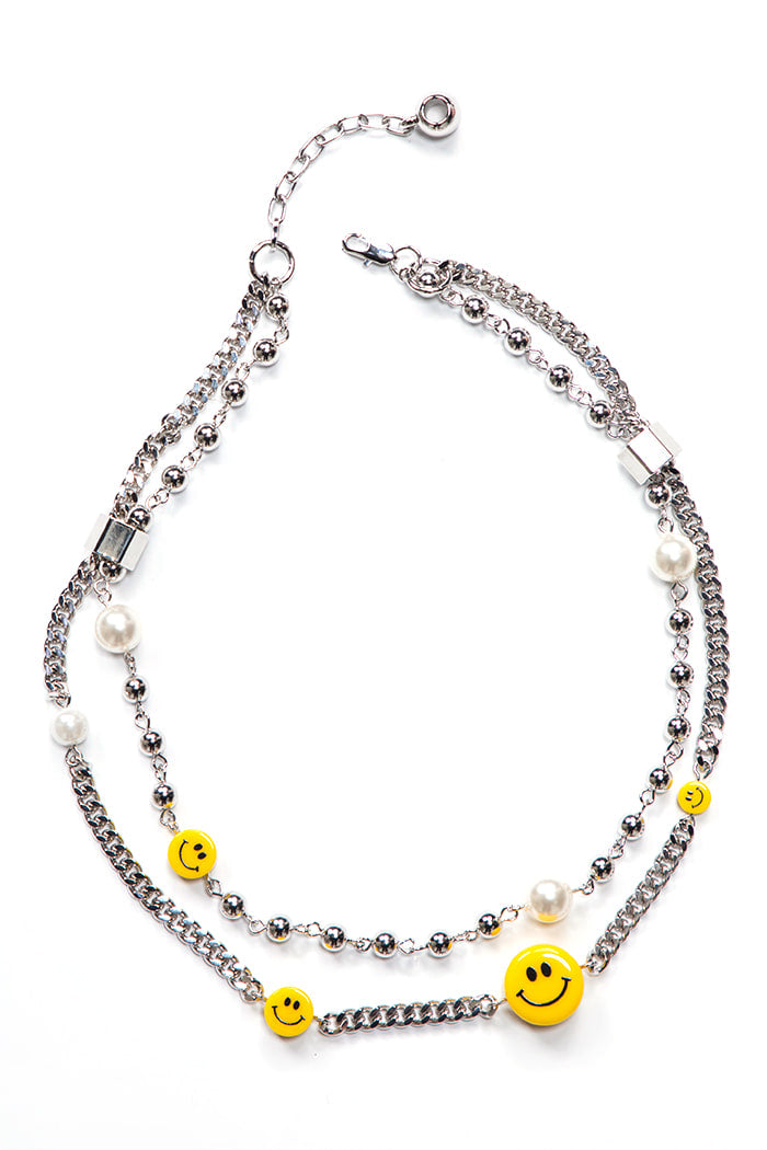 BLACKPURPLE (ブラックパープル)  BLACKPURPLE SMILE & PEARL NECKLACE