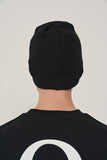 オーワイ(OY) OVERLAP LOGO BEANIE-BLACK