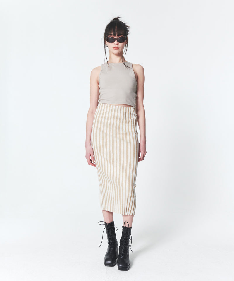 INPREP (インプレップ）Hook N Eye Tank Top Beige