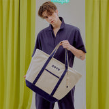 BBYB(ビービーワイビー) Tropical Market Bag (Extra-large) Navy