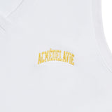 アクメドラビ(acme' de la vie)  ARCH LOGO EMBROIDERY VEST WHITE