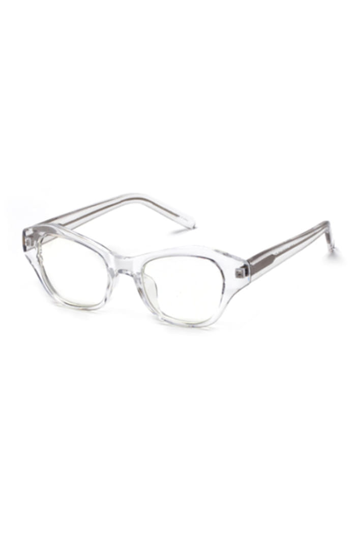 BLACKPURPLE (ブラックパープル)  Pumpkin Clear Sunglasses (CLEAR)