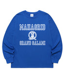 mahagrid (マハグリッド) JIMMY LS TEE [BLUE]