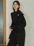 TMO BY 13MONTH（ティーエムオーバイサーティンマンス）LOOSE FIT CARDIGAN SET (CHARCOAL)