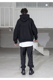 メスノウン(MASSNOUN) CROSS ADD OVERSIZED HOODY MSZHD002-BK