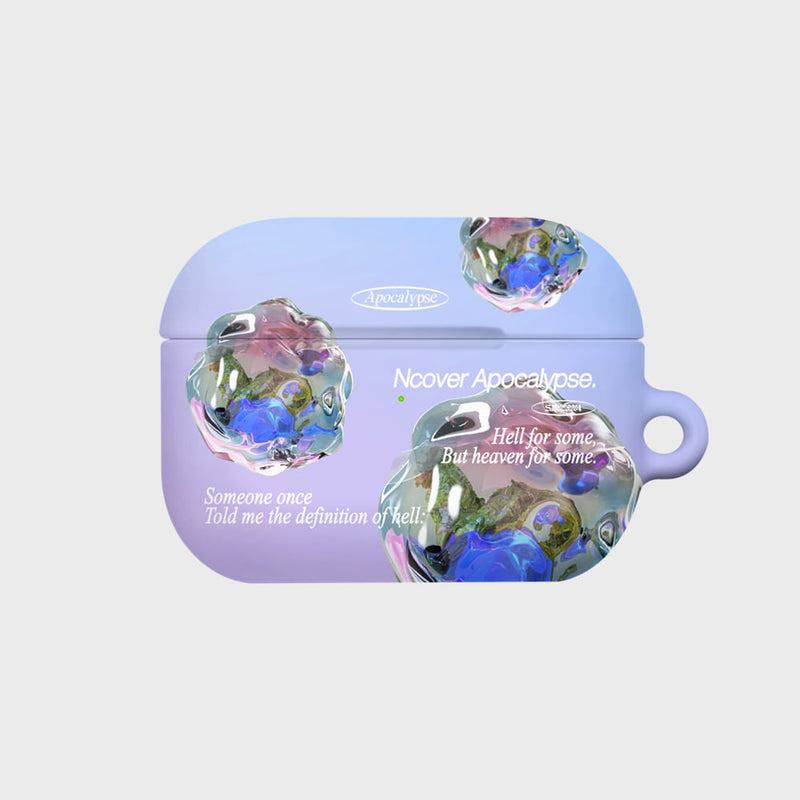 NCOVER（エンカバー）THREE MINERAL TEXT-BLUE(AirPods PRO HARD)