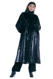 レイブレス(LABELESS) BLACK WRINKLED RAIN COAT