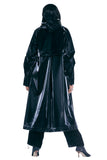 レイブレス(LABELESS) BLACK WRINKLED RAIN COAT