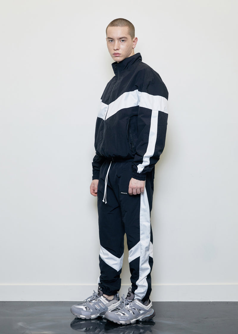ディープリーク(DPRIQUE) CONTRAST TRACK JACKET BLACK/WHITE