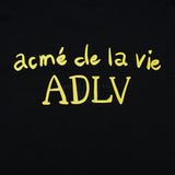 アクメドラビ(acme' de la vie)  GLOSSY BASIC LOGO SHORT SLEEVE T-SHIRT BLACK