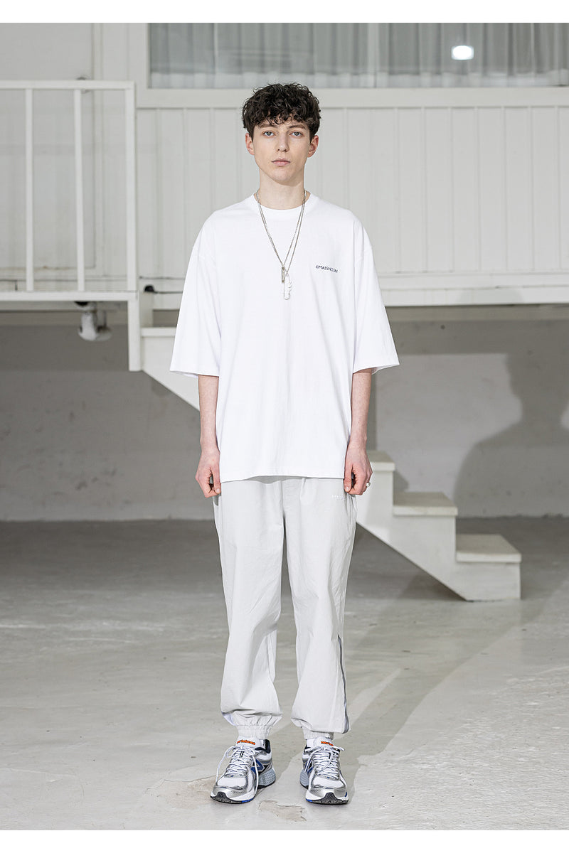 メスノウン(MASSNOUN) SL LOGO SECTION 3M LINE JOGGER PANT MSZCP001-GY