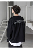 メスノウン(MASSNOUN) CAMPAIGN RAW EDGE OVERSIZED LONG SLEEVE MSZLS001-BK