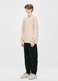 ディープリーク(DPRIQUE) OVERSIZED SWEATER - BEIGE