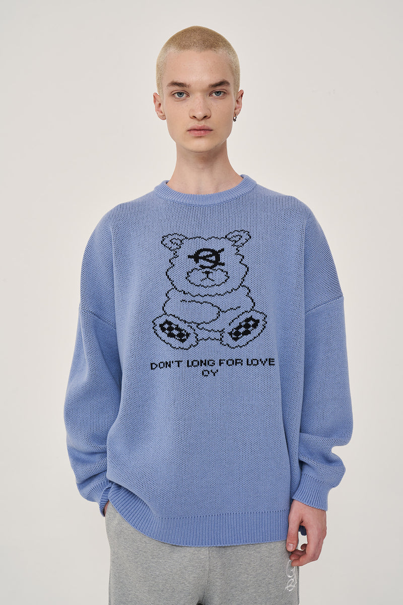 オーワイ(OY) ODOLLY KNIT-PAUL BLUE