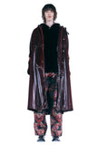 レイブレス(LABELESS) BURGUNDY WRINKLED RAIN COAT