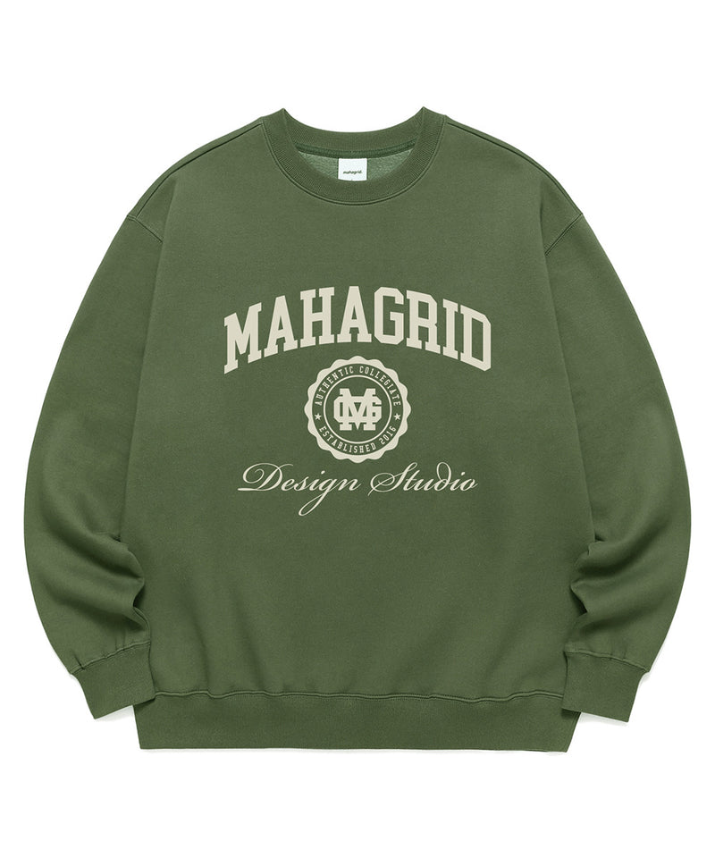 mahagrid (マハグリッド) AUTHENTIC SWEATSHIRT [OLIVE]