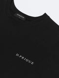 ディープリーク(DPRIQUE) OVERSIZED LOGO T-SHIRT - BLACK