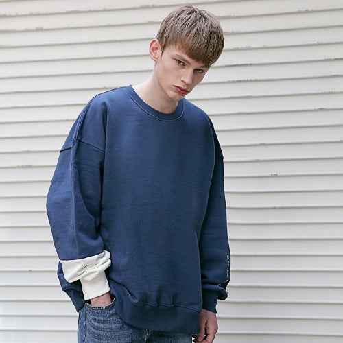 メスノウン(MASSNOUN) SB REFLECTIVE OVERSIZED SWEATSHIRTS MSECR002-DB