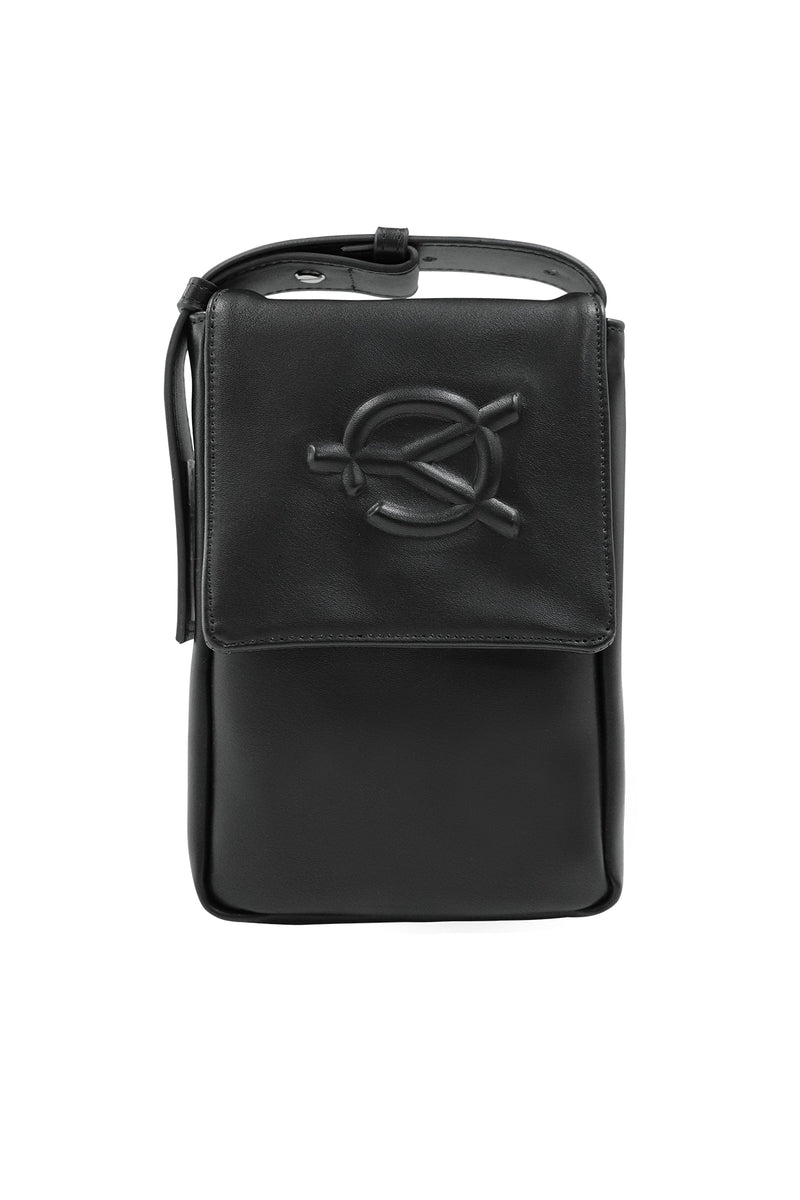 オーワイ(OY) EMBOSS LOGO LEATHER MINI CROSS BAG