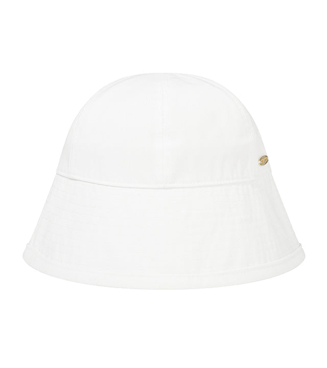 curetty (キュリティー)  C METAL BROOCH BUCKET HAT_WHITE