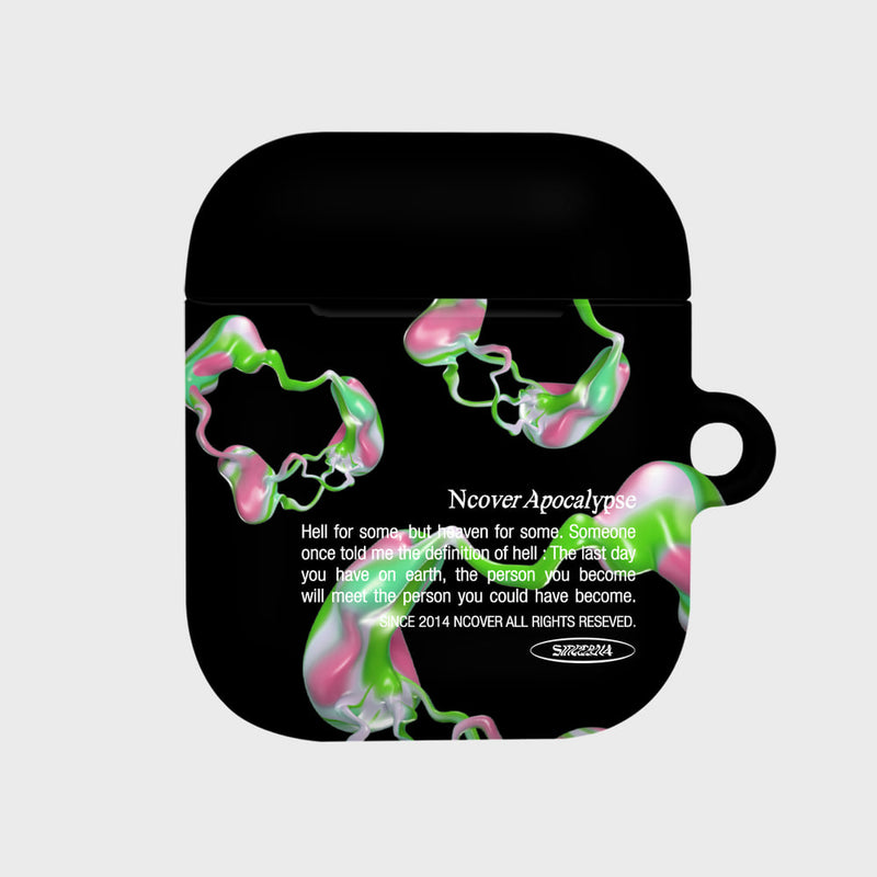 NCOVER（エンカバー）CELL TEXT-BLACK(AirPods HARD)