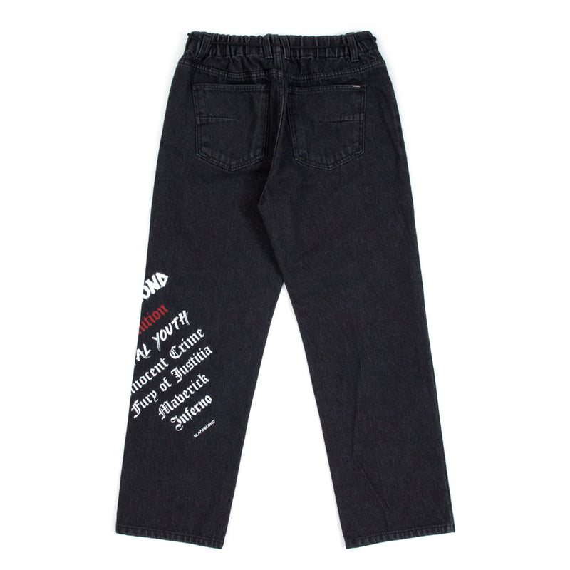 ブラックブロンド(BLACKBLOND) BBD History Denim Pants (Charcoal)