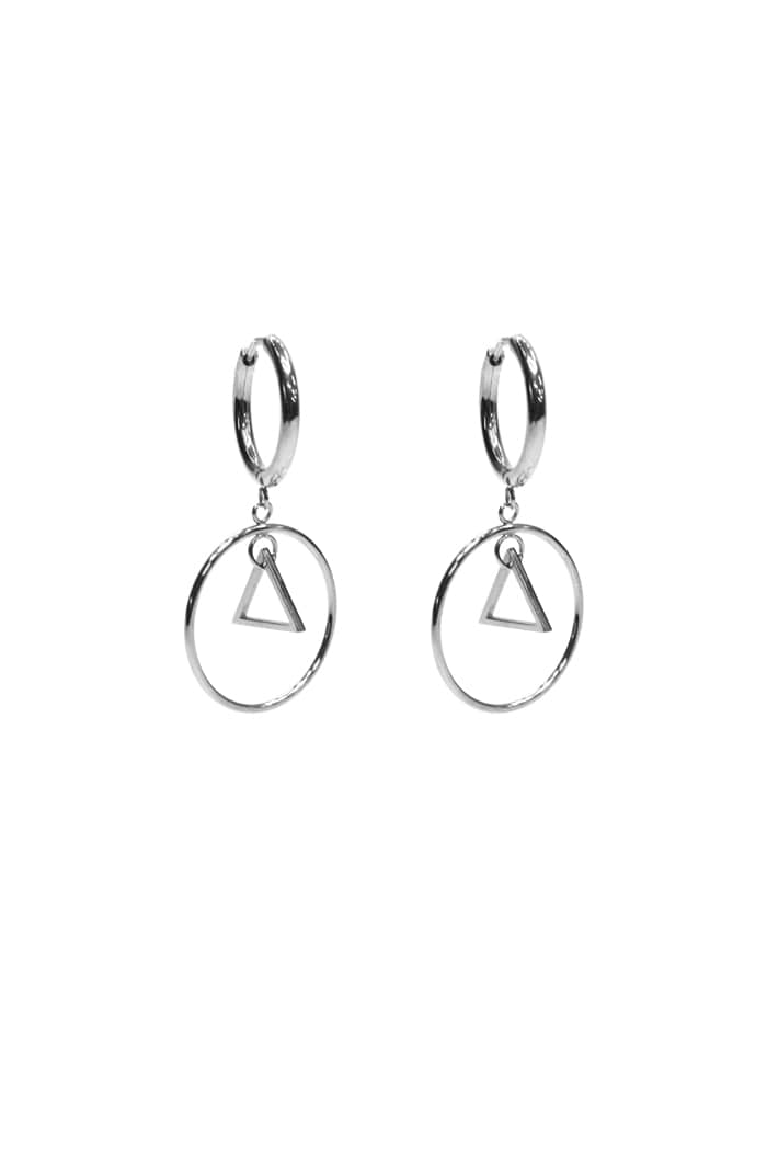 BLACKPURPLE (ブラックパープル) poligon gather earring