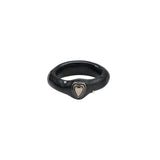 Nff(エヌエフエフ) 	 black heart ring