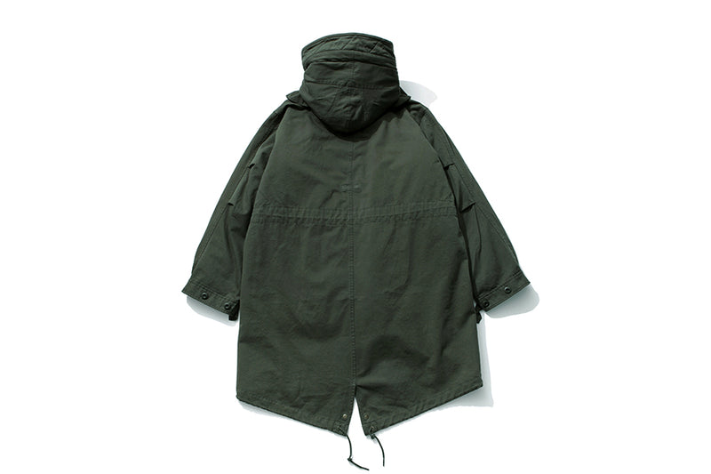 Q CUMBERS (キューカンバース) 6WAY M-65 FISHTAIL PARKA /Green