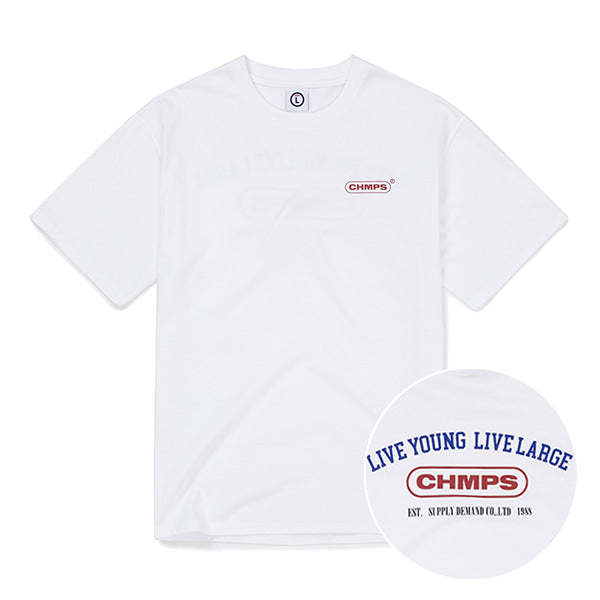 ボーンチャンプス(BORN CHAMPS) LYLL CHMPS TEE B22ST15WH
