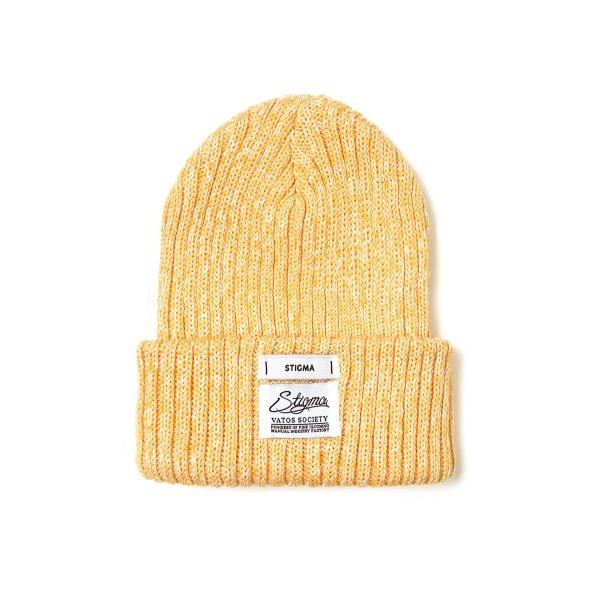 STIGMA(スティグマ) 22 MELANGE BEANIE YELLOW
