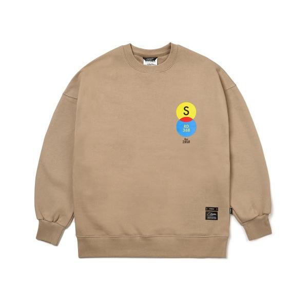 STIGMA(スティグマ) 22 TYPO OVERSIZED HEAVY SWEAT CREWNECK BEIGE