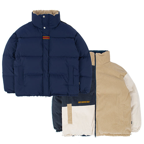 ロマンティッククラウン(ROMANTIC CROWN) 21C BOYS REVERSIBLE DUCK DOWN PARKA_NAVY
