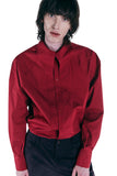 レイブレス(LABELESS) RED LONGER COLLAR SHIRT