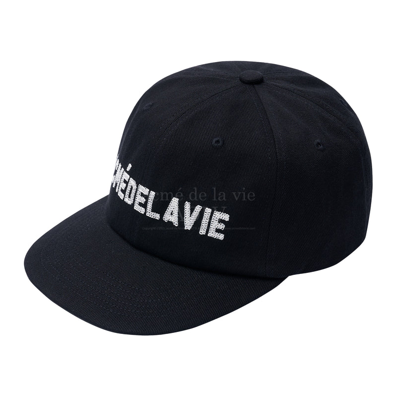 アクメドラビ(acme' de la vie) ADLV STITCH EMBROIDERY BALL CAP BLACK