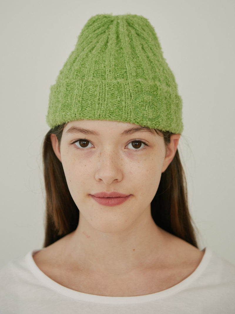 TMO BY 13MONTH（ティーエムオーバイサーティンマンス）RIBBED KNIT BEANIE (GREEN)