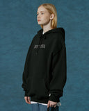 NCOVER（エンカバー）HOTFIX LOGO HOODIE-BLACK