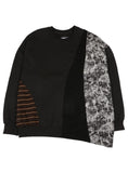 アジョバイアジョ(AJOBYAJO)   Mixed Fabrics Sweatshirt [Black]