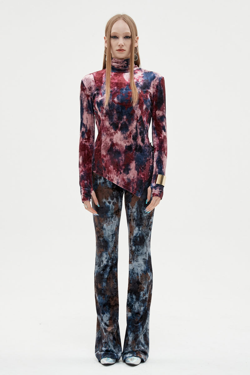 MMIC(エムエムアイシー) HYPER VELVET BOOTS CUT LEGGINGS