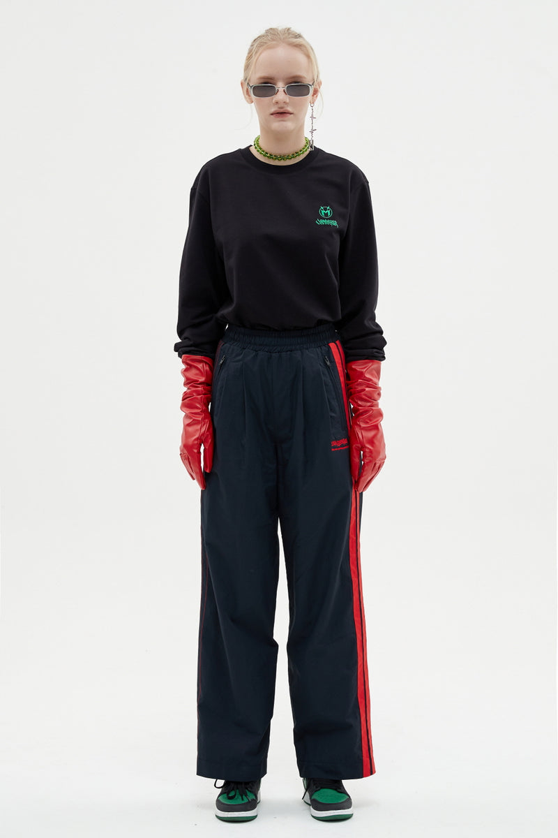 MMIC(エムエムアイシー) PLEATED WIDE TRACK PANTS